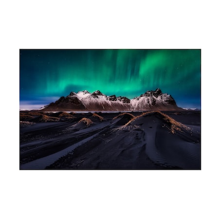 Javier De La 'Enchanted Stokksnes Mountains' Canvas Art,16x24